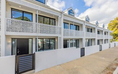 Two-Story Terraced Housing in Auckland built with AFS Logicwall Intertenancy Walls